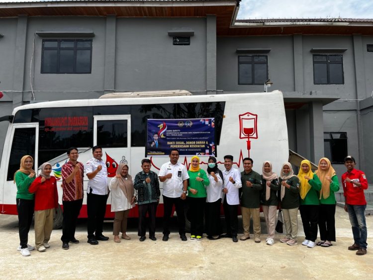 Lapas Dharmasraya Gelar Donor Darah di Hari Bakti Perdana: Antusiasme Tinggi, Stok Darah PMI Terbantu