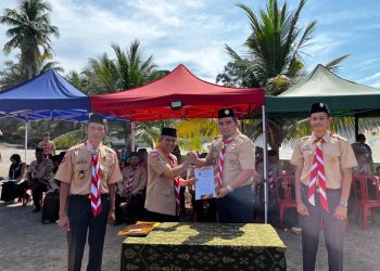 Kalapas Dharmasraya Tegaskan Peran Strategis Pramuka dalam Pembentukan Karakter Generasi Muda di Raimuna Daerah