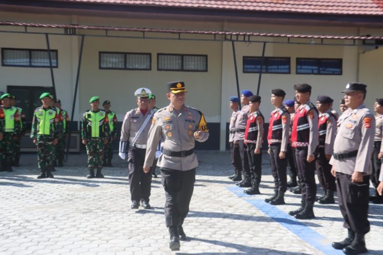 Polres Lampung Selatan Gelar Apel Pasukan Operasi Zebra Krakatau 2025, Siap Tindak Pelanggaran dan Balap Liar