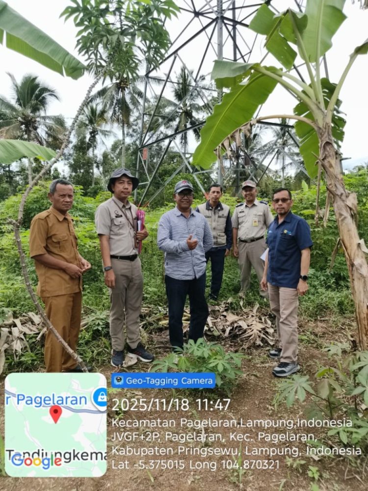 Tim Panitia A Kantah Pringsewu Turun Lapangan, Pastikan Kepemilikan Aset PT PLN di Pujiharjo Aman dan Legal