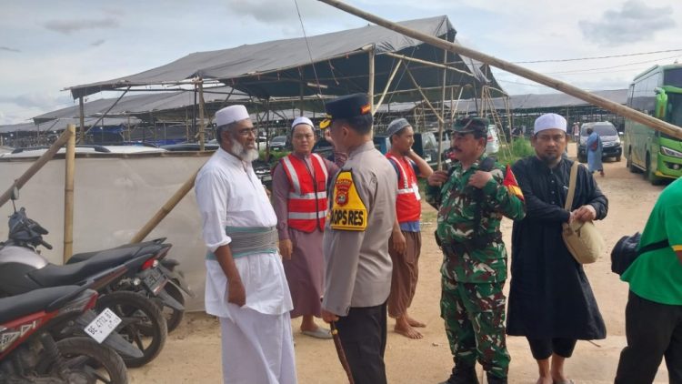 Kapolres Lampung Selatan Tinjau Pengamanan Tabligh Akbar “Indonesia Berdoa”, Pastikan Jamaah Aman dan Nyaman