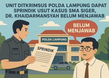 Sprindik Terbit! Misteri Kasus SMA Siger Makin Panas, Yayasan Siger Prakarsa Bunda Belum Beri Jawaban