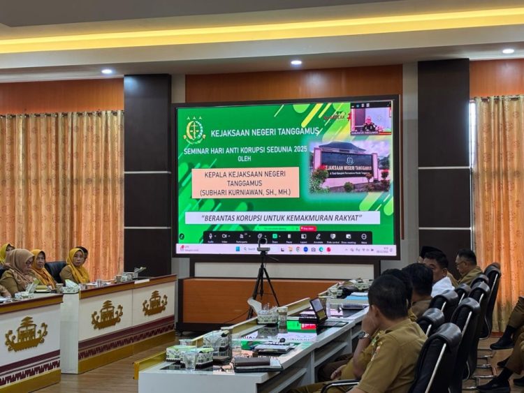 Kejari Tanggamus Gelar Seminar Hakordia 2025, Bupati Saleh Asnawi Tekankan Integritas sebagai Kunci Pembangunan