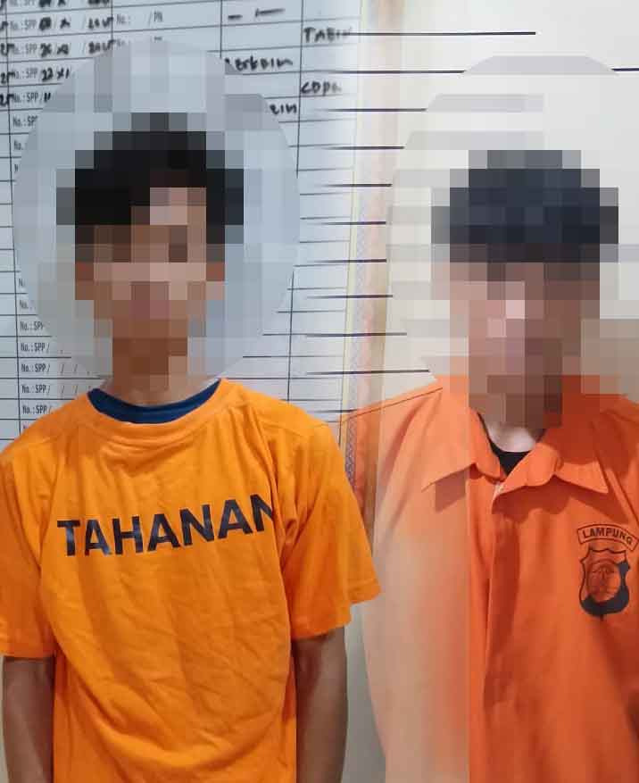 Polres Lampung Selatan Bekuk Dua Pelaku Curas Remaja di Kalianda, Motor dan 3 HP Disikat
