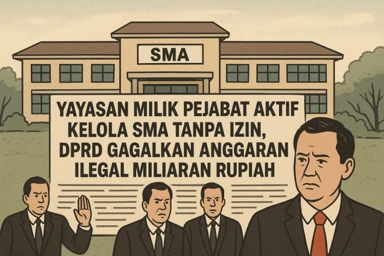 DPRD Bongkar Anggaran Ilegal untuk SMA Siger, Yayasan Pejabat Aktif Diduga Operasikan Sekolah Tanpa Izin