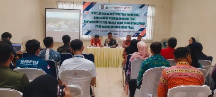 Disnakertrans Pringsewu Gencarkan Pendataan Hubungan Industrial dan Jaminan Sosial, Perusahaan Wajib Tahu!