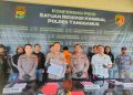 Polres Tanggamus Tahan Kakon Atar Lebar Terkait Korupsi Dana Desa