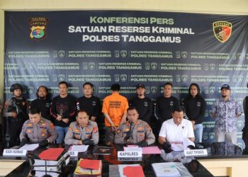 Polres Tanggamus Tahan Kakon Atar Lebar Terkait Korupsi Dana Desa