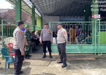 Pilkakon PAW Lima Pekon Pringsewu Dikawal Ketat Polisi