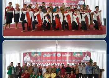 Kaum Nasrani Pringsewu Gelar Perayaan Natal Bersama Pemerintah