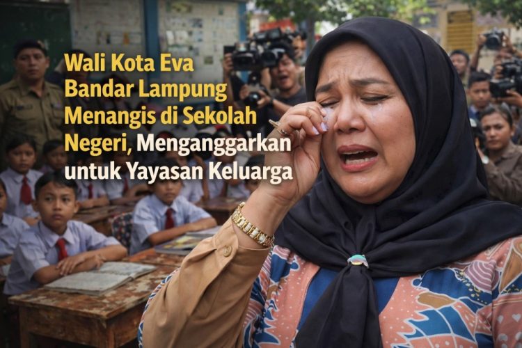 Menangis di Sekolah Negeri, Eva Dwiana Justru Anggarkan Dana untuk Yayasan Keluarga