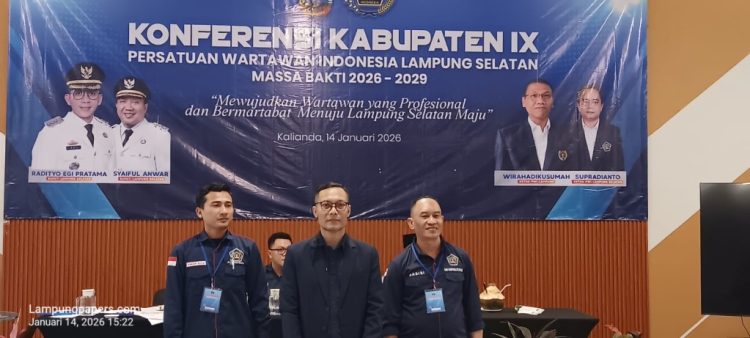 Musyawarah Mufakat, Edwin Apriandi Pimpin PWI Lampung Selatan Tiga Tahun ke Depan