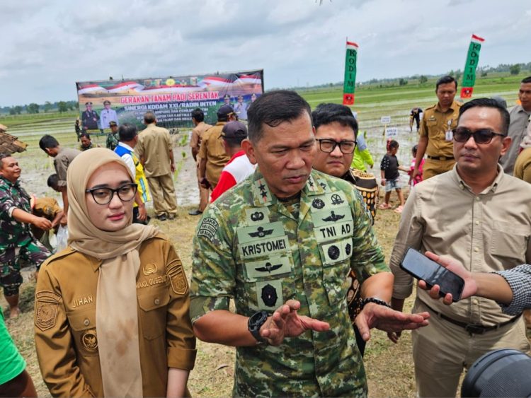 Dari Way Jepara, Kodam XXI/Radin Inten Dorong Lompatan Produksi Padi Lampung