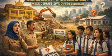 Yayasan Bungkam, Guru dan Siswa SMA Siger Tak Tahu Arah Kebijakan Relokasi