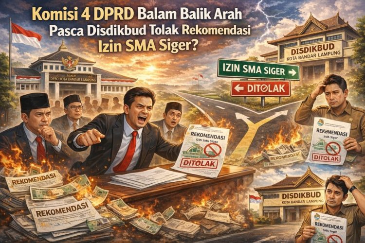Izin Ditolak Disdikbud, DPRD Bandar Lampung Malah Kirim Surat Penutupan SMA Siger