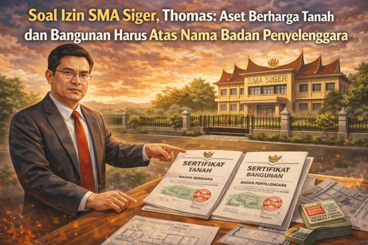 SMA Siger Tak Bisa Jalan Tanpa Aset Berharga, Tegas Thomas Amirico
