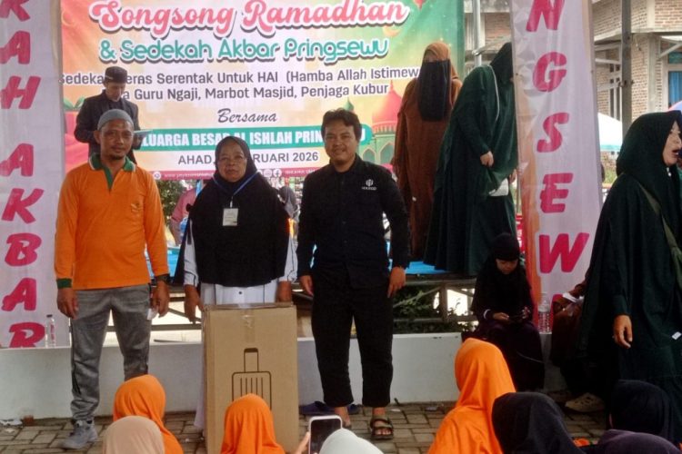 Ratusan Kilogram Beras Terkumpul di Sedekah Akbar Pringsewu Menyambut Ramadhan