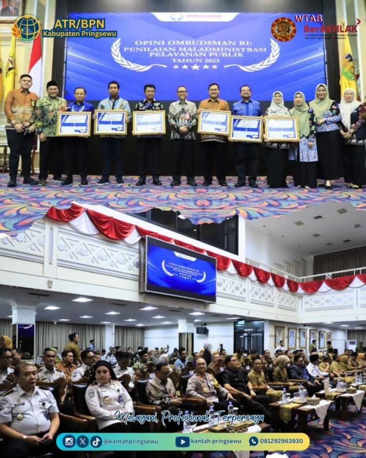 Pengarahan PTSL 2026 Digelar, BPN Pringsewu Tekankan Profesionalisme Aparatur Pekon