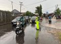 Simpang Pasar Induk Pringsewu Terendam, Arus Lalu Lintas Dialihkan