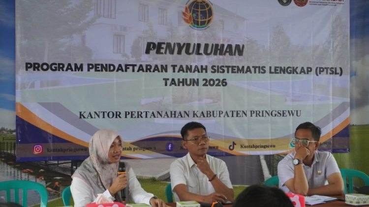 BPN Pringsewu Laksanakan Penyuluhan PTSL 2026, Tekankan Kepastian Hukum Tanah