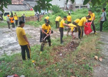 Eks Kantor Pos Lama Kalianda Dibersihkan, Polres Lampung Selatan Ajak Masyarakat Jaga Warisan
