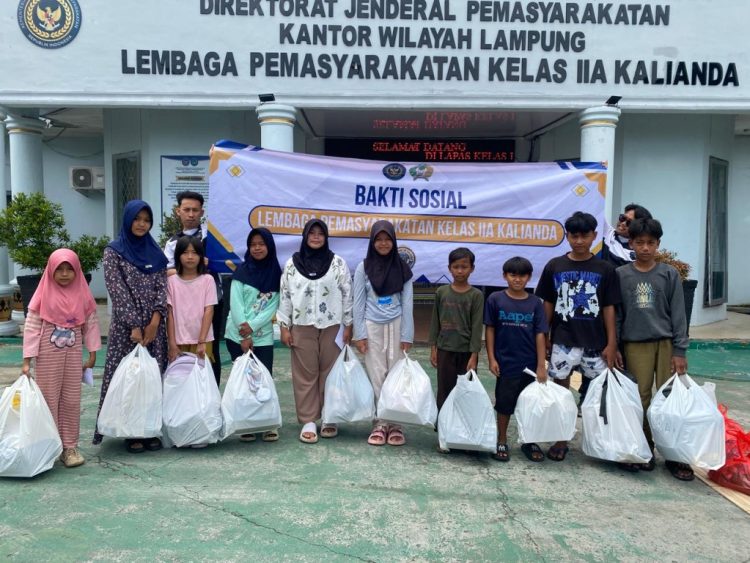 Aksi Nyata Kepedulian, Lapas Kalianda Bantu Warga di Sekitar Lembaga