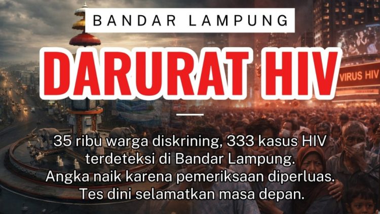 Dinkes Catat Lonjakan Kasus HIV 2025, Bandar Lampung Fokus Edukasi Publik