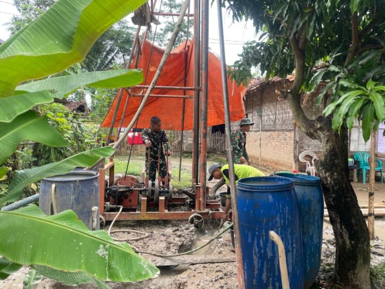 TMMD Kebutan Pembangunan Sumur Bor di Sejumlah Desa, Warga Segera Nikmati Air Bersih