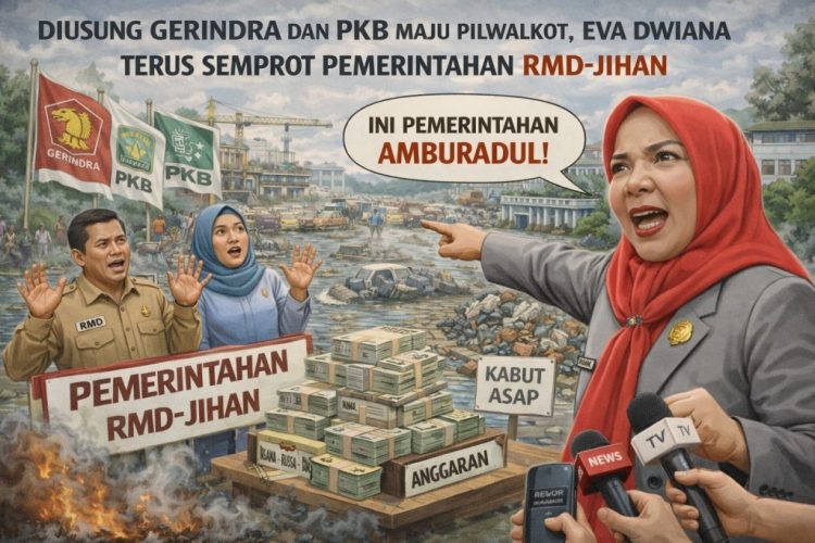 Polemik SMA Siger hingga Banjir, Eva Dwiana Beberapa Kali Singgung Pemerintahan RMD–Jihan