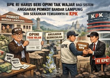 Sistem Anggaran Pemkot Bandar Lampung Dipertanyakan, BPK Diminta Serahkan Temuan ke KPK