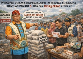 Bantuan Korban Banjir Rp1 Juta dan 10 Kg Beras Dikritik, Ini Perhitungan Panglima Laskar Muda Lampung