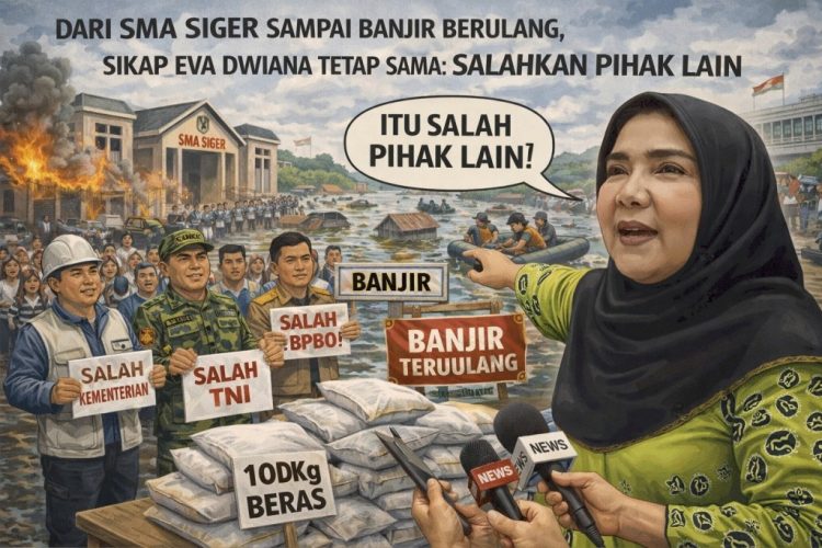 Sikap Eva Dwiana Disorot, Dari Kasus SMA Siger hingga Penanganan Banjir