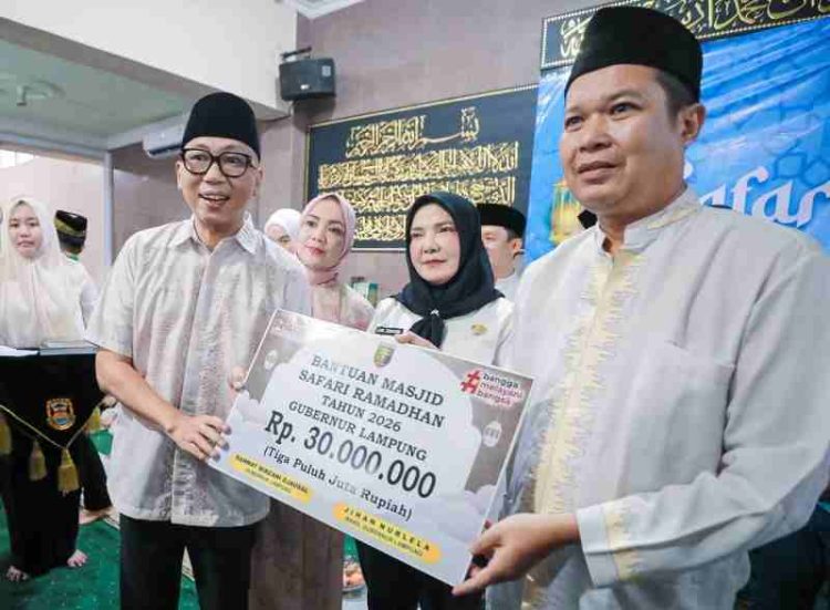 Safari Ramadan di Bandar Lampung, Gubernur Mirza Ajak Warga Hidupkan Gotong Royong