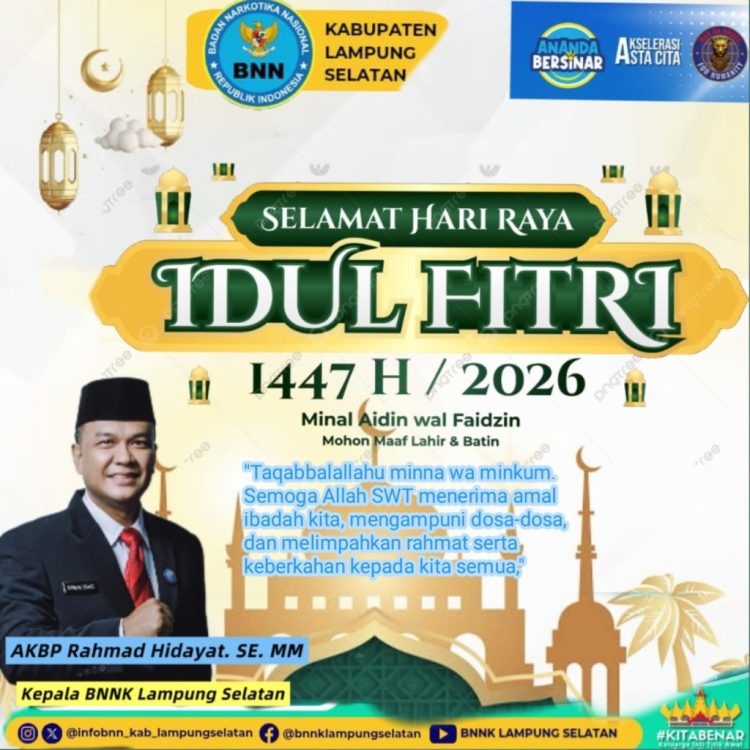 Program Ananda Bersinar Dikuatkan, BNNK Lamsel Ajak Generasi Bebas Narkoba