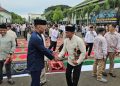 Ribuan Jamaah Padati Kodam Raden Inten, Pangdam Sambut Hangat Idulfitri