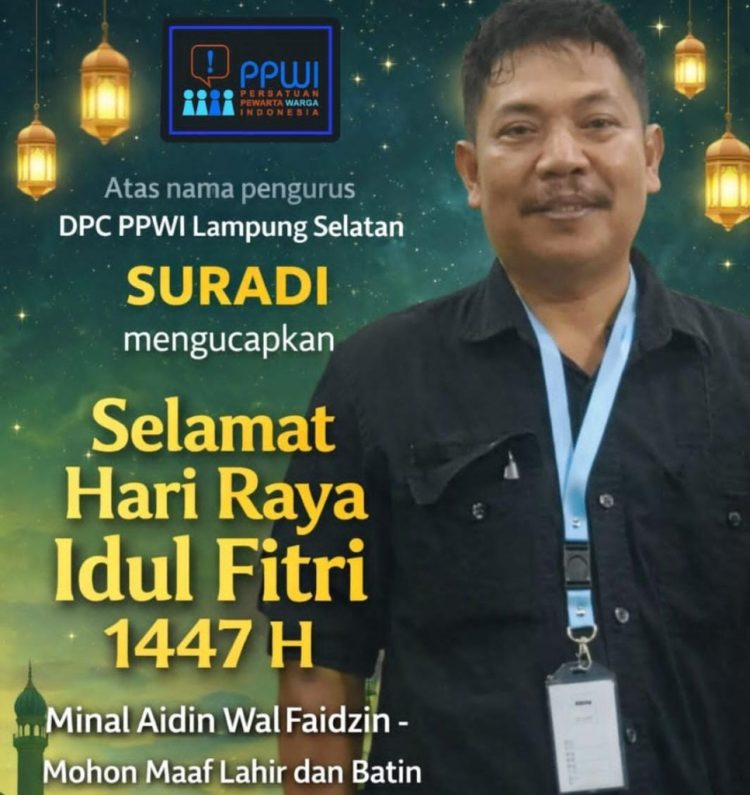 Idulfitri 1447 H, Ketua PPWI Lamsel Ajak Perkuat Persatuan dan Kualitas Informasi