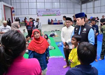 Hujan Deras Picu Banjir di Jati Agung, Bupati Egi Tinjau Lokasi Hingga Malam