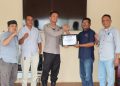 PWI Pringsewu Beri Piagam Penghargaan untuk Kapolres M. Yunnus Saputra