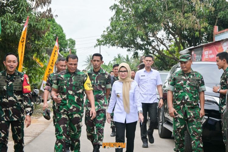 Wasev Panglima TNI Tinjau Progres TMMD Kodim 0421/Lampung Selatan di Desa Tanjung Rejo