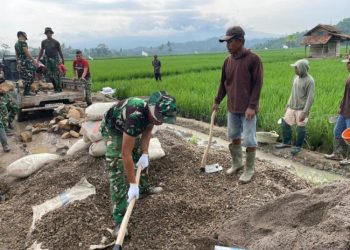 TMMD Pesawaran Bangun Jalan, Talud, RTLH hingga Sumur Bor untuk Warga