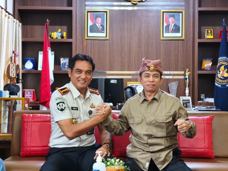 Kalapas Kalianda Terima Silaturahmi Pemuka Adat, Dorong Pembinaan Humanis