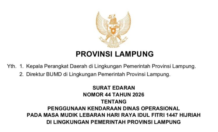 Gubernur Lampung Dorong Masjid Jadi Tempat Singgah Nyaman bagi Pemudik