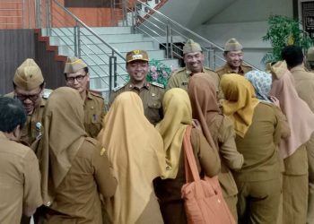 ASN Pringsewu Diajak Refleksi Diri di Momen Apel dan Halal Bihalal