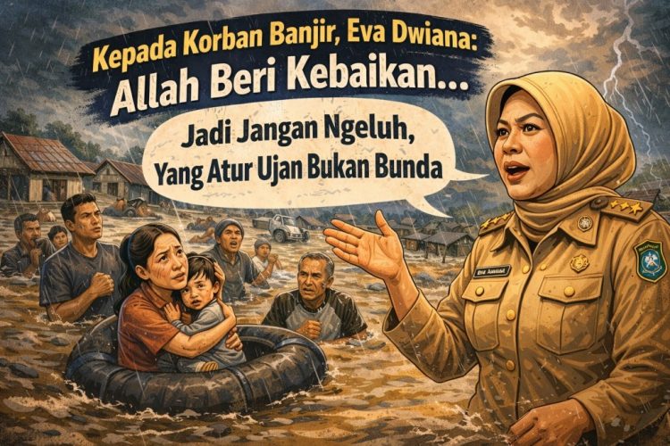 Antara Takdir dan Tanggung Jawab, Polemik Pernyataan Eva Dwiana soal Banjir