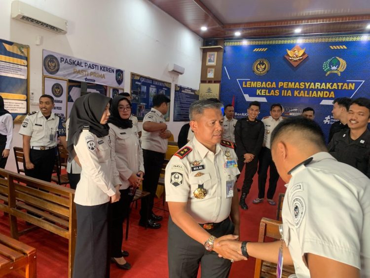 Lapas Kalianda Dapat Penguatan Langsung dari PLH Kakanwil Ditjenpas Lampung