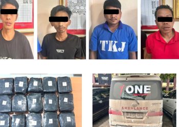 Tanpa Pasien, Ambulans Bawa 15,7 Kg Sabu Digagalkan Polisi