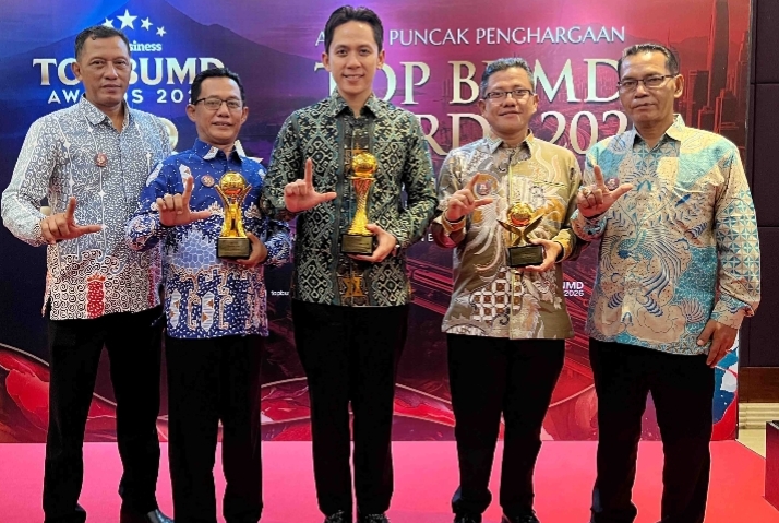 Perumda Tirta Jasa Lampung Selatan Diapresiasi di Ajang Nasional