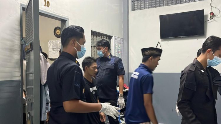 Lapas Kalianda Perketat Pengawasan, Razia dan Tes Urine Digelar Serentak