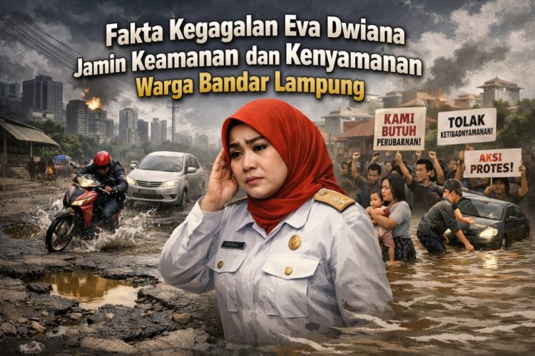 Dua Periode Memimpin, Masalah Banjir Bandar Lampung Tak Kunjung Tuntas
