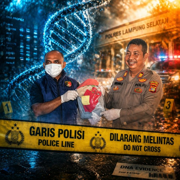 Kasus Lama Terkuak, DNA Bayi Jadi Kunci Ungkap Pelaku di Lampung Selatan